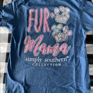 Simply southern fur mama t-shirt